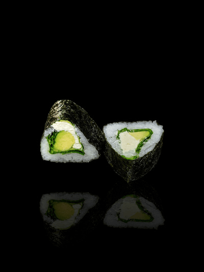 Veggie Shi: rúcula, palta y queso