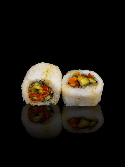 Veggie Wok: pimiento, zanahoria y zapallito zuquini al wok, con queso