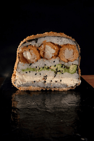 JAÉN: langostinos rebozados, palta y queso, rebozada en panko (500gr)